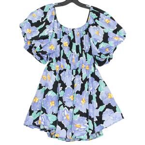 Dress Boho Cottagecore Retro Romantic Fairy Coquette Whimsigoth Floral Medium